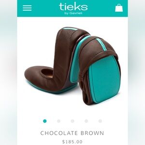 Chocolate Brown Tieks Sz 8